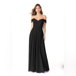 Azazie Black Kaitlyn Bridesmaids Dress